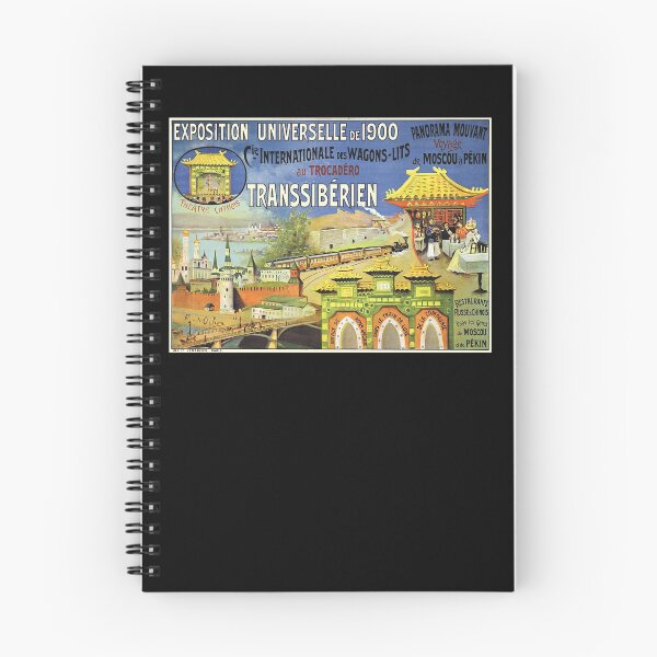 Item preview, TRANS SIBERIAN RAILWAYS : Vintage 1900 Train Travel Advertising Print designed and sold by posterbobs.