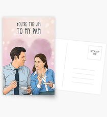 The Office - You're the Jim to my Pam Postcards
