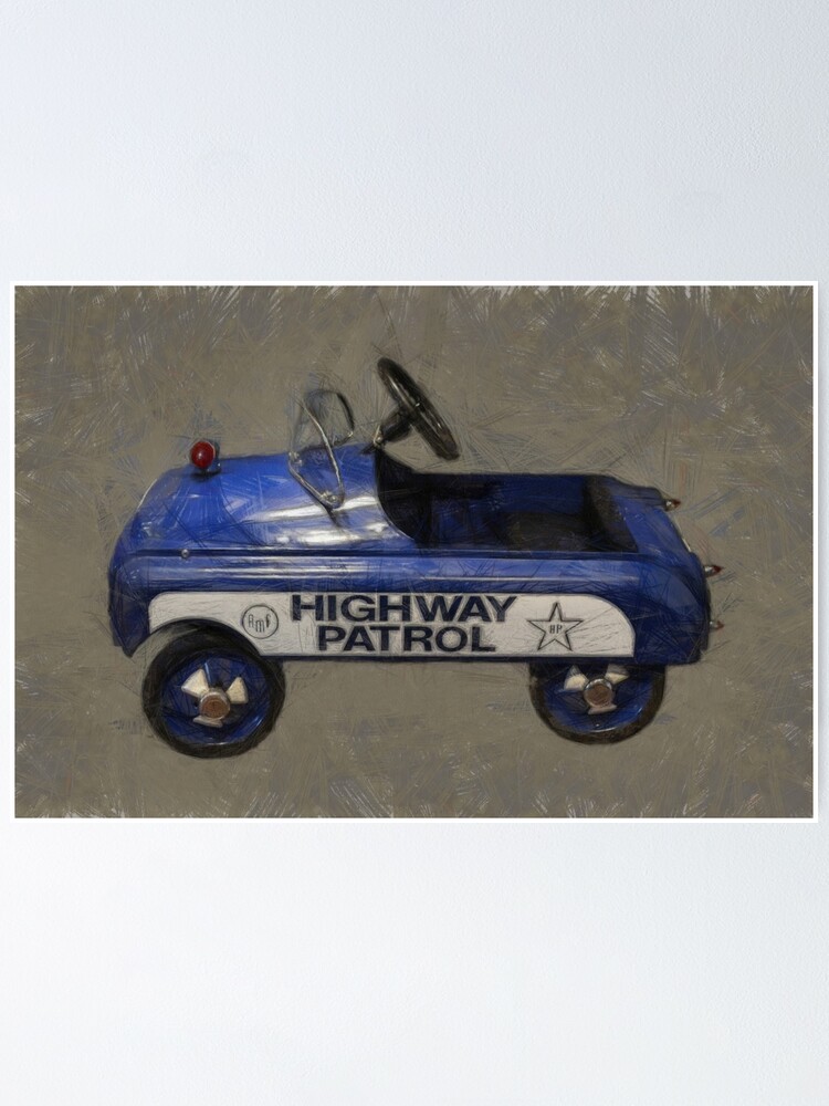 highway patrol pedal car