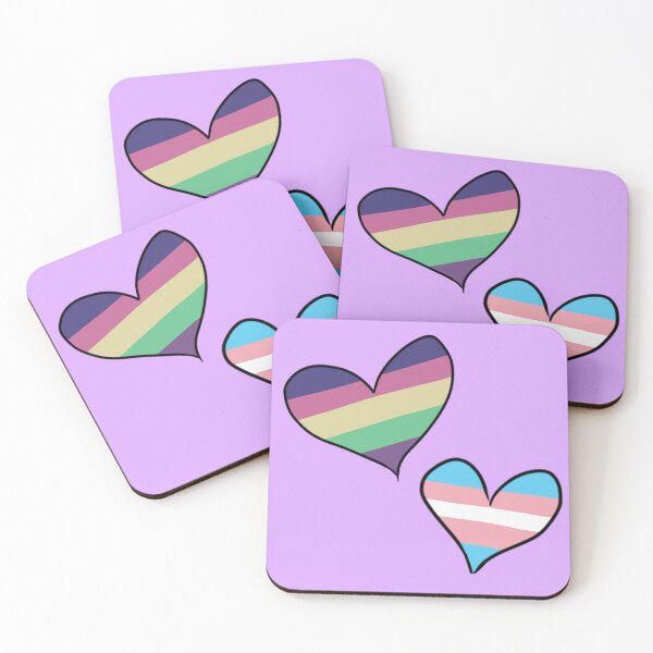 Item preview, Amari Trans Transgender Pride Flag Heart Emojis LGBT designed and sold by Spell-the-Bee.