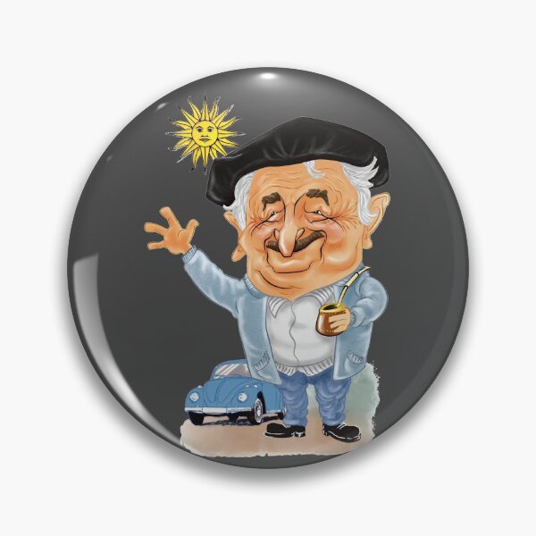 Item preview, Pepe Mujica artwork cartoon caricature designed and sold by PoliticsPrint.