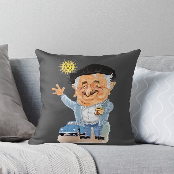Item preview, Pepe Mujica artwork cartoon caricature designed and sold by PoliticsPrint.