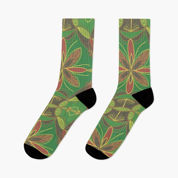 Item preview, Retro Tropical Mosaic Abstract Floral. designed and sold by LaBellCreative.