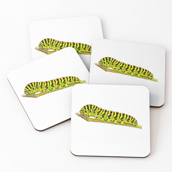 Item preview, Swallowtail caterpillar Papilio machaon designed and sold by AikasHeaven.