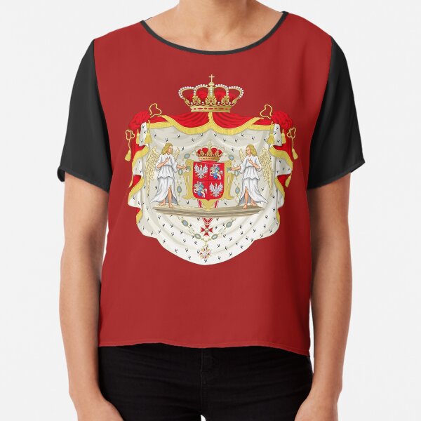 Coat of Arms of the Polish-Lithuanian Commonwealth Chiffon Top