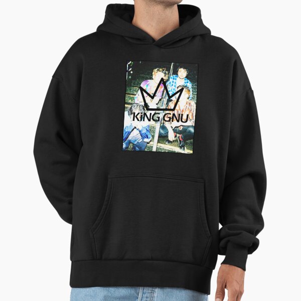 King Gnu トレーナー　DRIPPED LOGO HOODIE Outerwear King Gnu DRIPPED LOGO HOODIE Black x Red L Size 