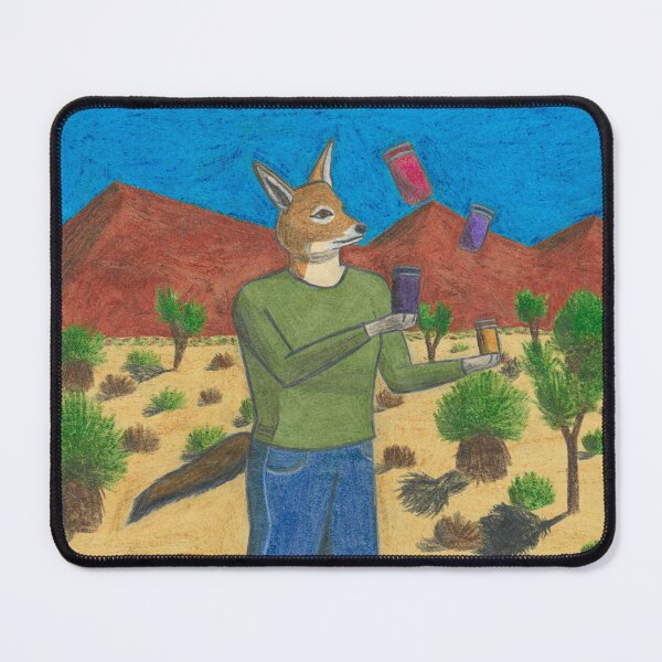 Item preview, The Juggling Jackal designed and sold by Caseymakesart.