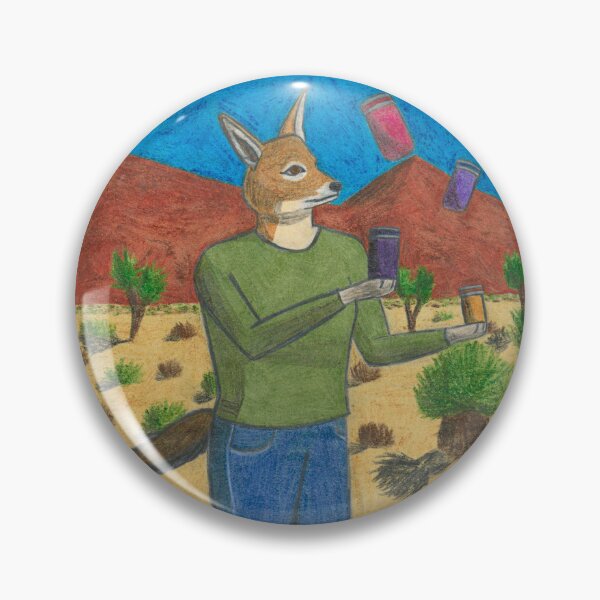 Item preview, The Juggling Jackal designed and sold by Caseymakesart.