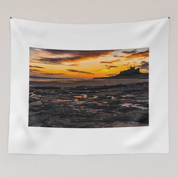 Item preview, Bamburgh Castle Sunrise designed and sold by Reg-K-Atkinson.