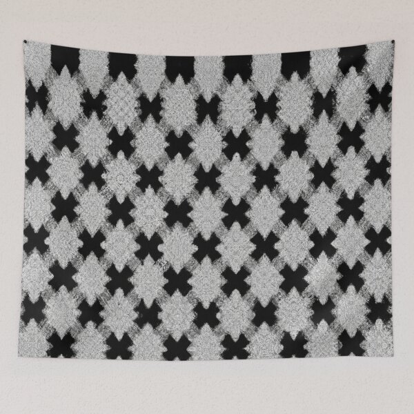 Item preview, Black and grey diamond pattern designed and sold by Bakesales.