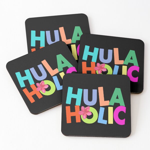 Item preview, Hula-Holic on black designed and sold by Linda Maliuana.