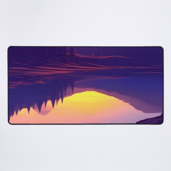 Item preview, Discover the Elegance and Charm of Our Collection of Minimalist Landscape and Lake Sunrise Prints designed and sold by supeart.