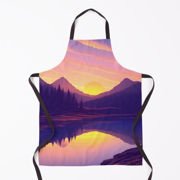 Item preview, Discover the Elegance and Charm of Our Collection of Minimalist Landscape and Lake Sunrise Prints designed and sold by supeart.