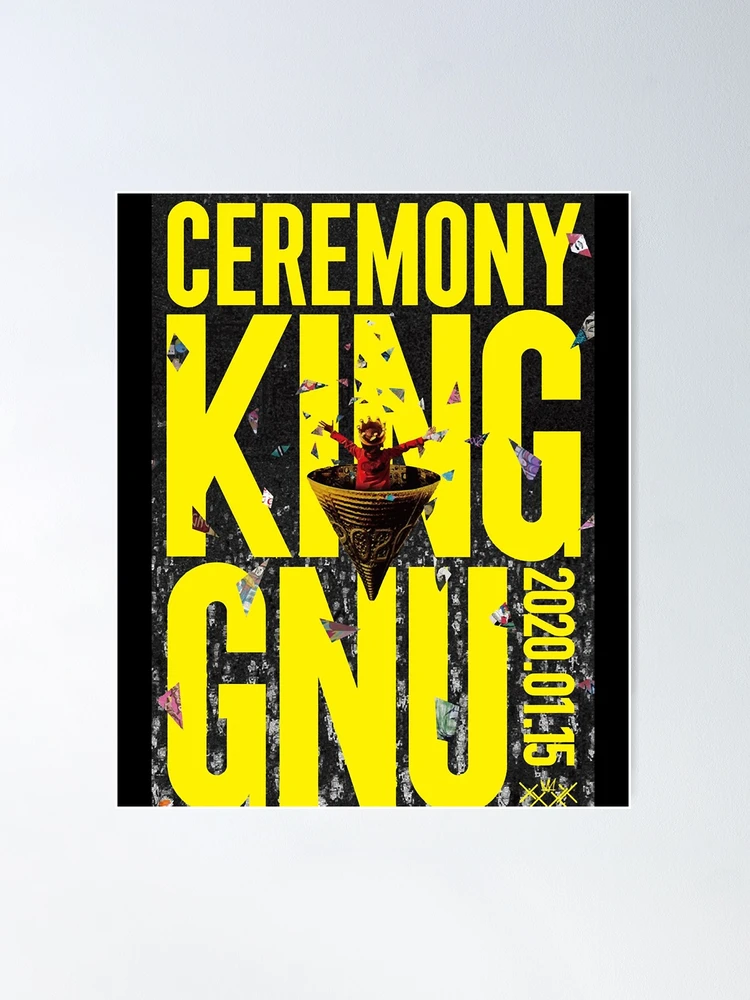 仙*様 King Gnu CEREMONY ポスター King GNU Ceremony 2020