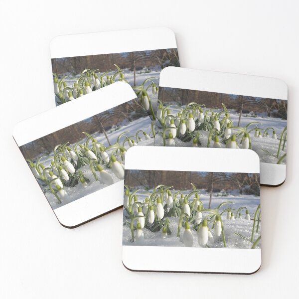 Item preview, Unique Abstract of snowdrops. designed and sold by WinningWorld.