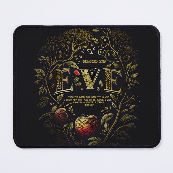 Item preview, Image with Text for Genesis 2:18 and Big Letters Saying EVE designed and sold by Art4Christ.