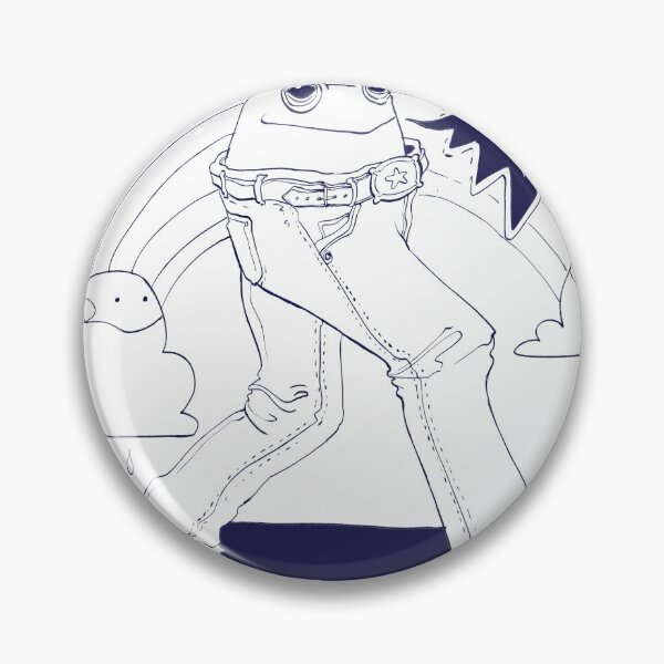 Item preview, Froggy Fresh Cowboy Frog Sticker designed and sold by WormLasagna.
