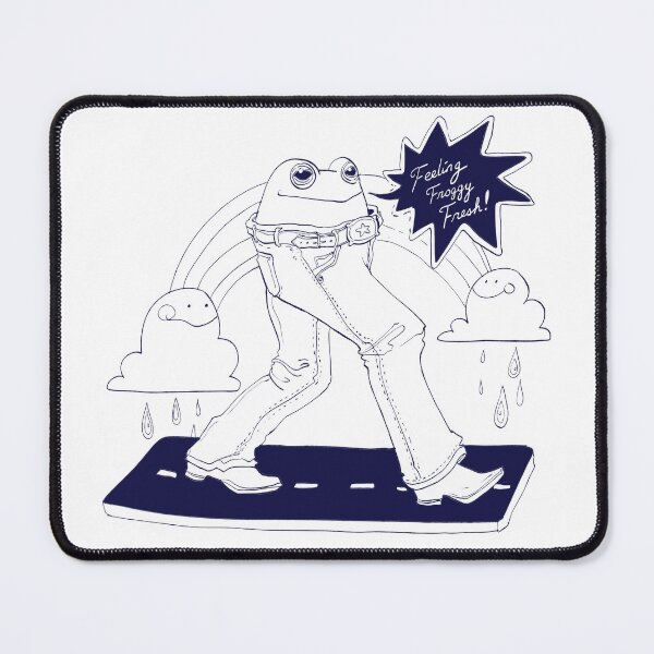Item preview, Froggy Fresh Cowboy Frog Sticker designed and sold by WormLasagna.
