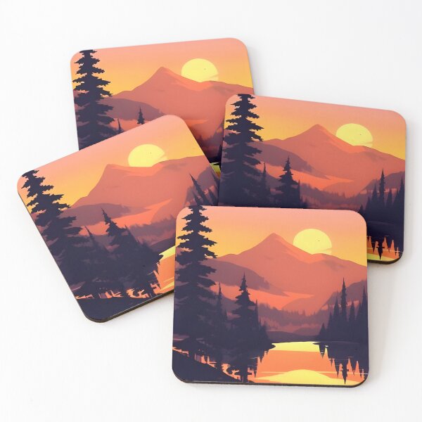Item preview, Find the Perfect Minimalist Landscape Sunrise Water View Print for Your Personal Style and Taste designed and sold by supeart.