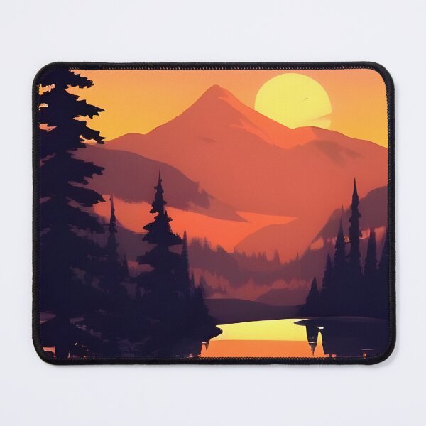 Item preview, Find the Perfect Minimalist Landscape Sunrise Water View Print for Your Personal Style and Taste designed and sold by supeart.