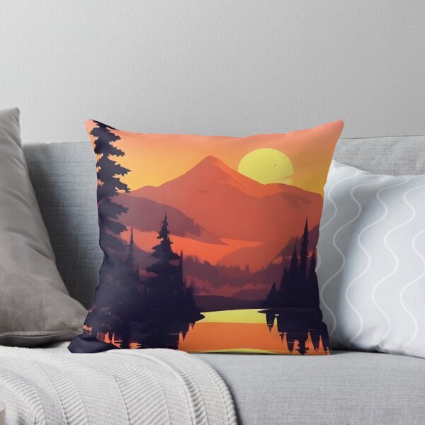 Item preview, Find the Perfect Minimalist Landscape Sunrise Water View Print for Your Personal Style and Taste designed and sold by supeart.