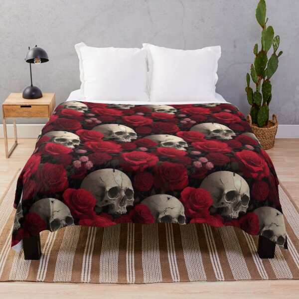 Item preview, Skulls and Roses designed and sold by Ghosty-Patterns.