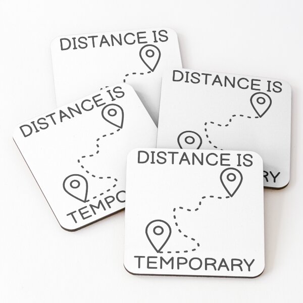 Aperçu de l'œuvre La distance est temporaire créée et vendue par SweetAndSpice.