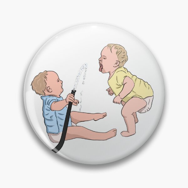 Item preview, Kids Playing In The Garden Hose designed and sold by apohl21.