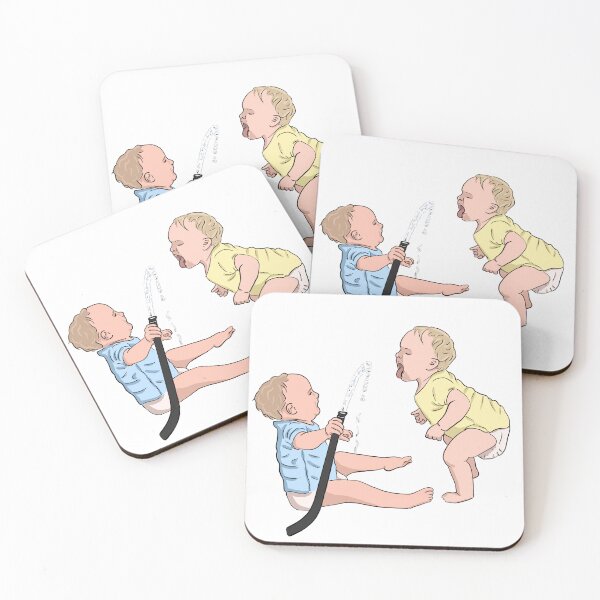 Item preview, Kids Playing In The Garden Hose designed and sold by apohl21.
