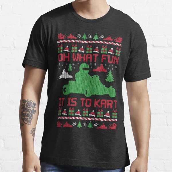 Go Kart Ugly Christmas Essential T-Shirt