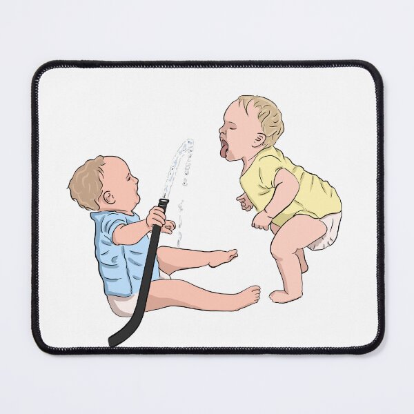 Item preview, Kids Playing In The Garden Hose designed and sold by apohl21.