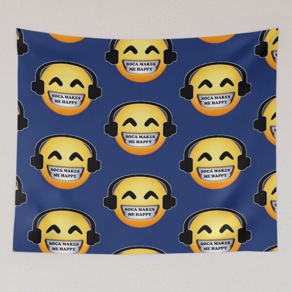Item preview, Soca Music Makes Me Happy Emoji - Soca Mode designed and sold by Soca-Mode.