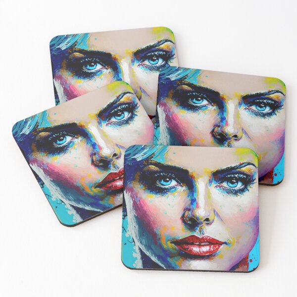 Item preview, Charlize Theron Art Painting designed and sold by Anurag Kumar.