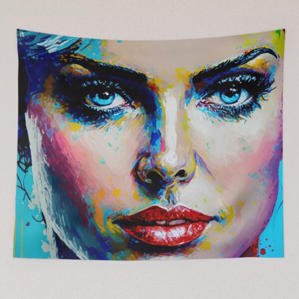 Item preview, Charlize Theron Art Painting designed and sold by Anurag Kumar.