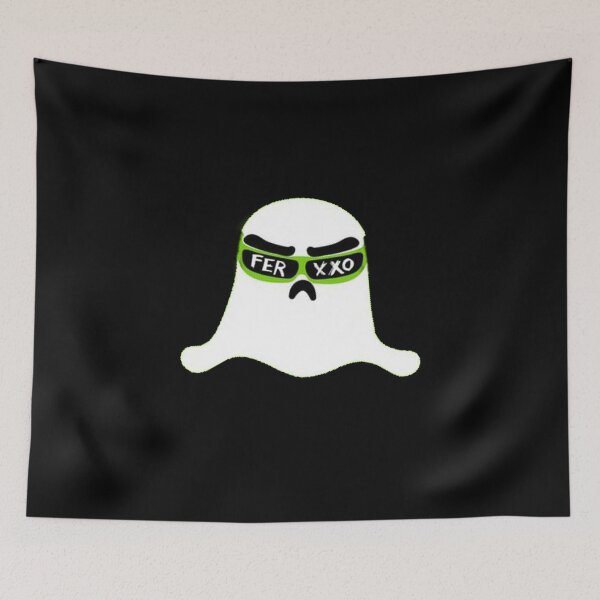 Item preview, Feid logo ghost FERXXO glasses t-shirt designed and sold by pintiita.