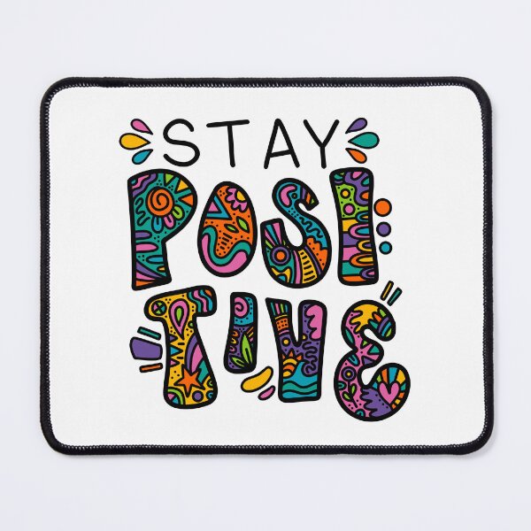 Item preview, Stay Positive Colorful Doodle designed and sold by GraceMakes03.