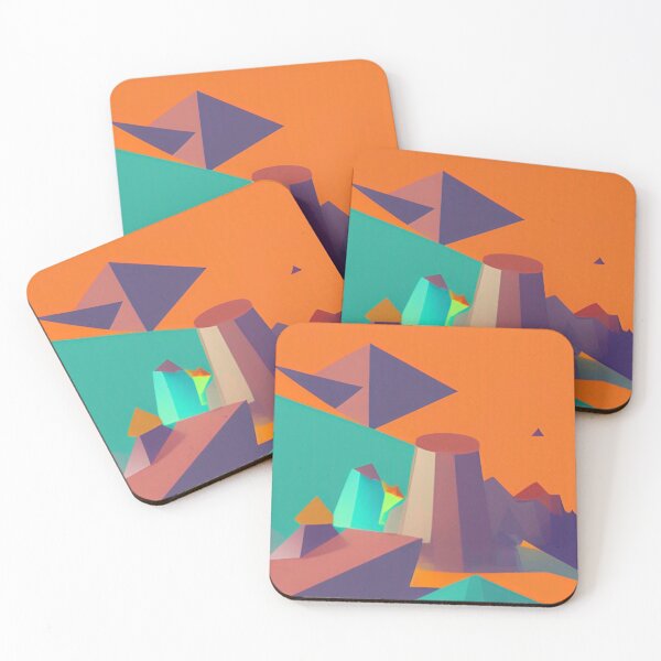 Item preview, Rocky Plains Amidst a Orange Sky designed and sold by TildaTots.