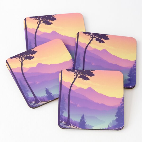Item preview, Shop Our High-quality Selection of Minimalist Matte Painting of Bavarian Alps Prints designed and sold by supeart.