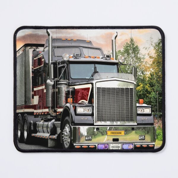 Item preview, Classic American Semi Trailer Truck Trucking Digital Art designed and sold by Taina Sohlman.