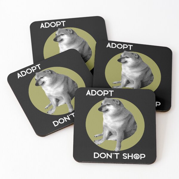 Item preview, Cheems - Adopt, Don't Shop!  designed and sold by R-A Designs.