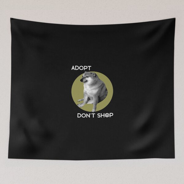 Item preview, Cheems - Adopt, Don't Shop!  designed and sold by R-A Designs.