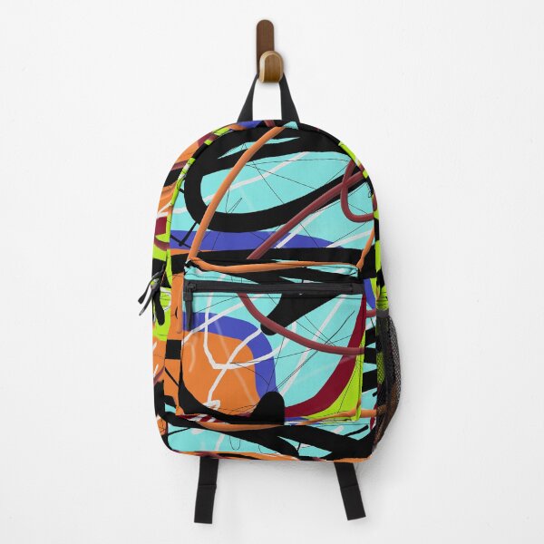 Item preview, Tangled - cool modern colorful intuitive abstract art designed and sold by AdzSpirit.