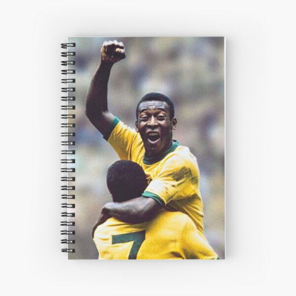 Zidane Maradona Pele Spiral Notebook