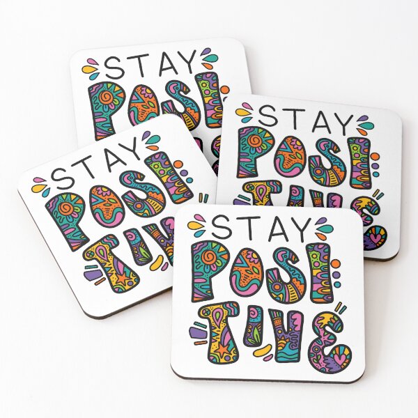 Item preview, Stay Positive Colorful Doodle designed and sold by GraceMakes03.