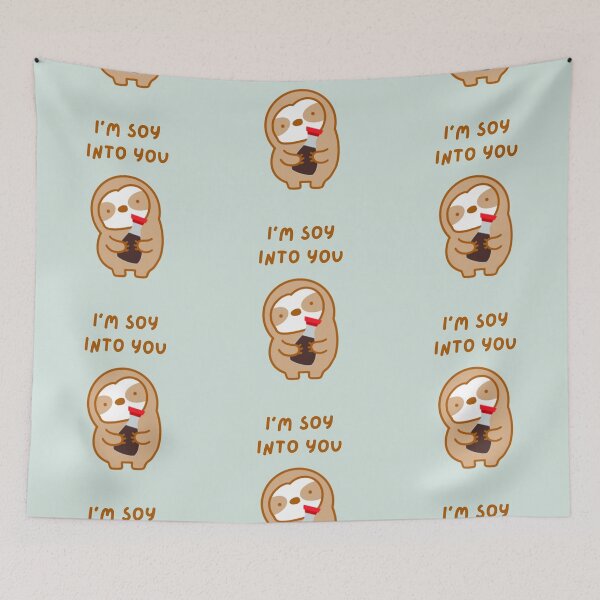 Item preview, I’m So Into You Soy Sauce Sloth  designed and sold by theslothinme.
