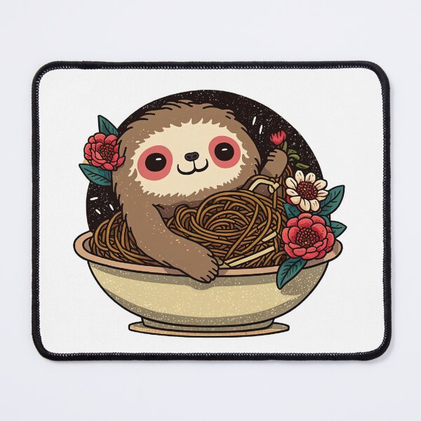 Item preview, Cute Ramen Sloth Valentines Day Gift For Him, Best Anniversary Present For Wife, Funny Sloth Valentine Day Present designed and sold by MorphicPrints.