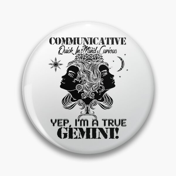 Item preview, Communicative Quick In Mind Curious True Gemini designed and sold by UnknownArtistt.