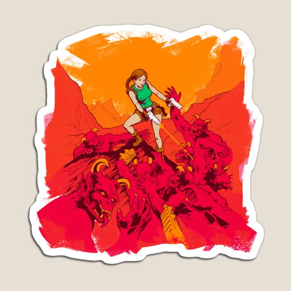 Doom Raider Magnet