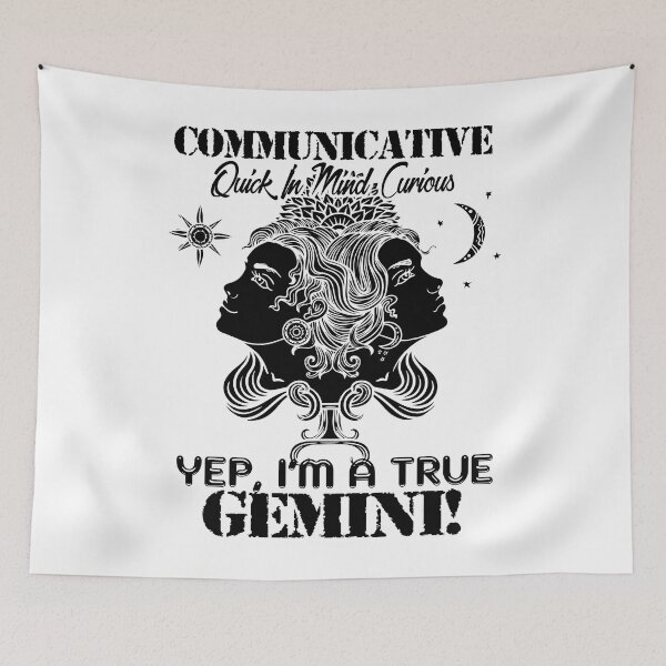 Item preview, Communicative Quick In Mind Curious True Gemini designed and sold by UnknownArtistt.