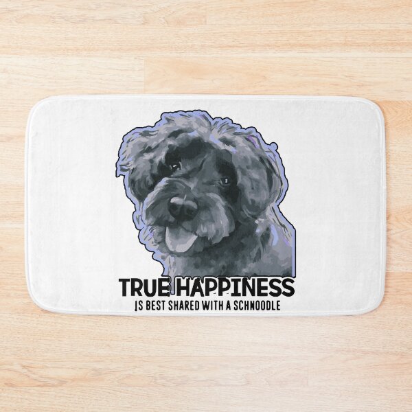 Item preview, True Happiness With a Schnoodle designed and sold by UnknownArtistt.